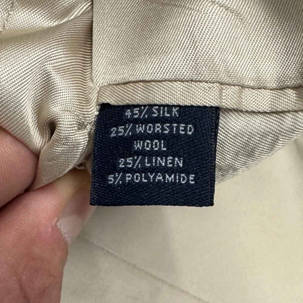 Brooks Brothers Beige Checkered Blazer 38S